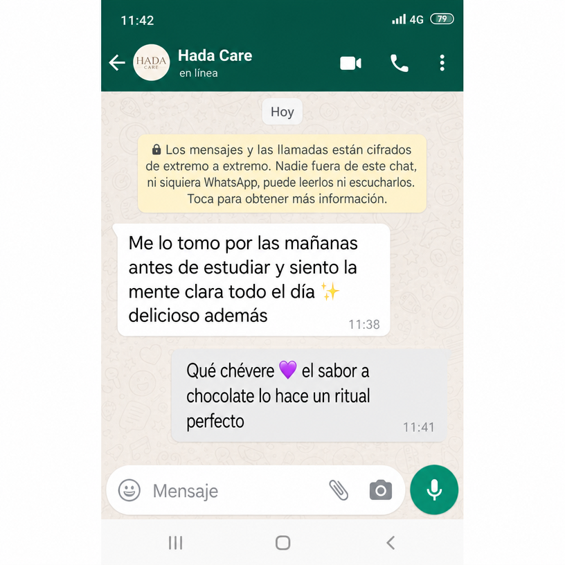 Comentario 3 de clientas sobre Zengii Fungii Chocolate - Nutrición Cognitiva con Melena de León